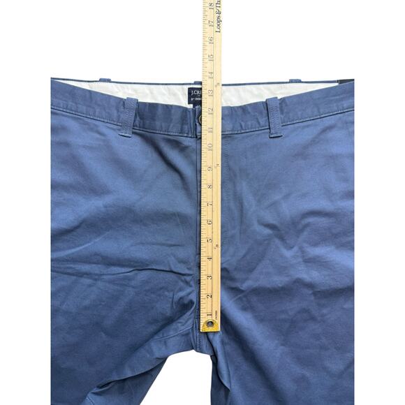 J.Crew Factory Shorts Men 40 Blue 9” Inseam Flat Front Preppy Casual Classic - Picture 5 of 9